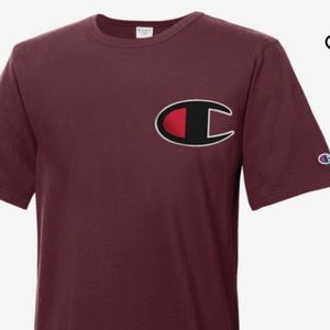 BrandNWT Champion Maroon Jersey Tee Shirt XL & XXL